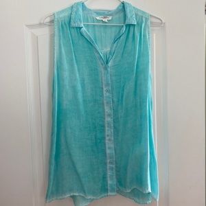 Flowy button up summer top